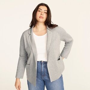 J. Crew | Eloise Sweater Blazer in Gray